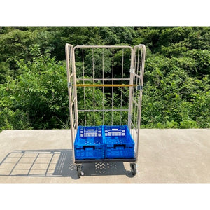 【カゴ車に追加お得販売　専用ページ】青果用オリコン　EP42A-B-2　ブルー色　２個