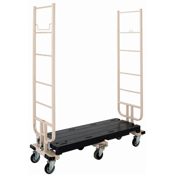 六輪台車 6輪台車 スライドカート 耐荷重300kg 両袖付 1270×425×1600mm