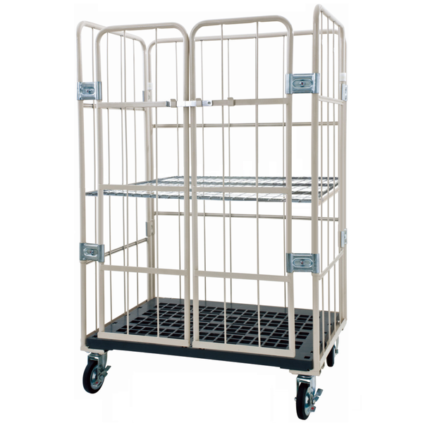 ロールボックス カゴ車 カゴ台車 前面観音扉タイプ MJK-5C-M1 1100W ロールボックス カゴ車 カゴ台車 前面観音扉タイプ MJK-5C-M1 1100W