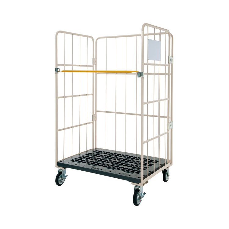ロールボックス カゴ車 カゴ台車 底板樹脂 MJR-2Cシリーズ 850W×650L