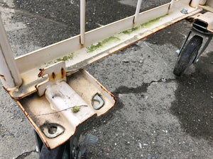 【２０台　数量限定！　レンタルアップ品販売】ロールボックス　カゴ車　樹脂底板仕様　MJR-3C　外寸：850W×650L×1700H　送料・消費税込み！【3～4営業日での出荷】