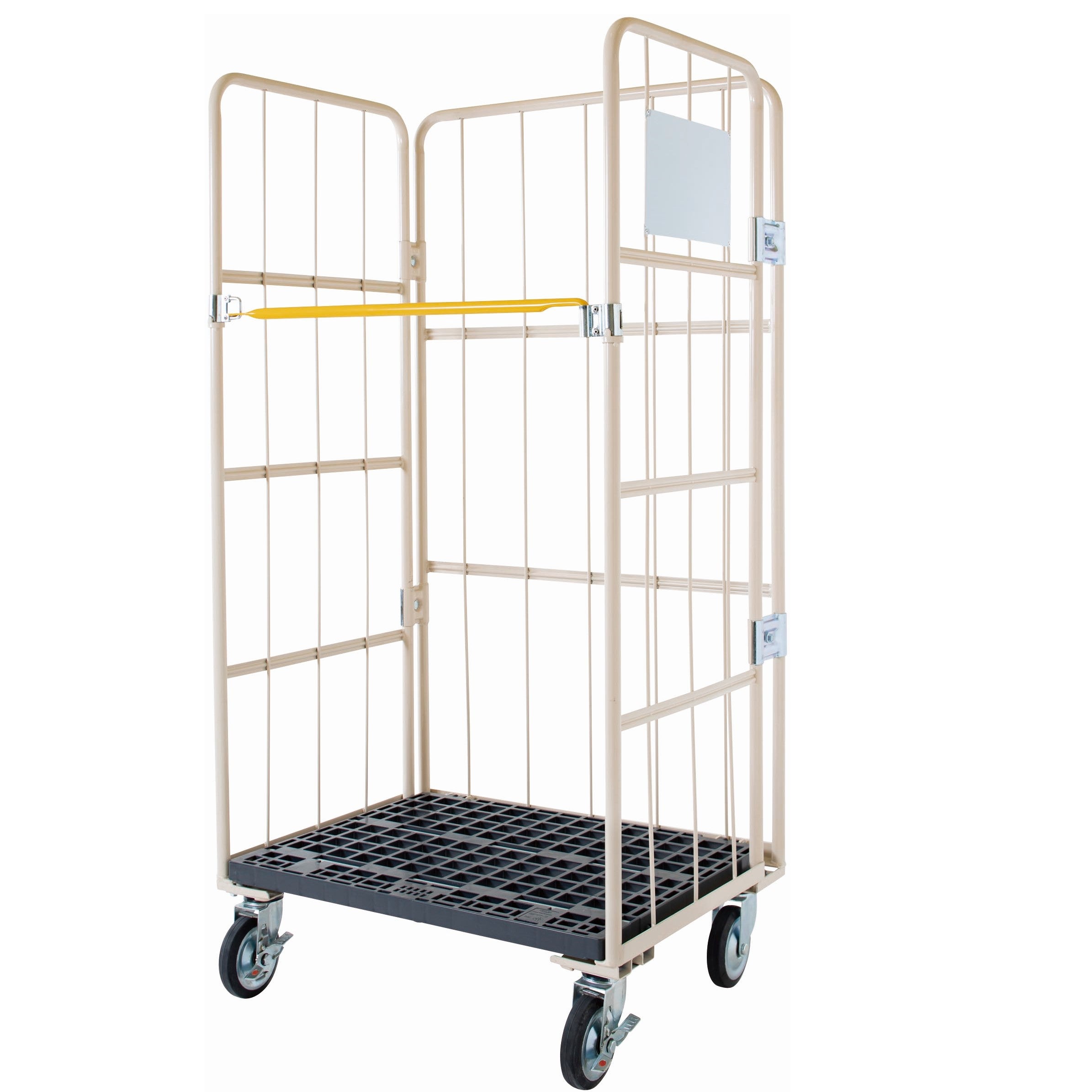 ロールボックスパレット　850W×650L×1700H　MPR-3C-K　看板付き