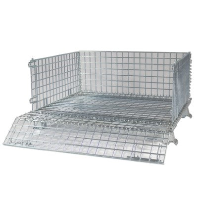 メッシュパレット 網パレ ハーフサイズ　呼称寸法：1000W×800L×510H（脚高さ含む） 耐荷重：1000kg　サンキン製：SC-3 1/2【4～5日で出荷可能】