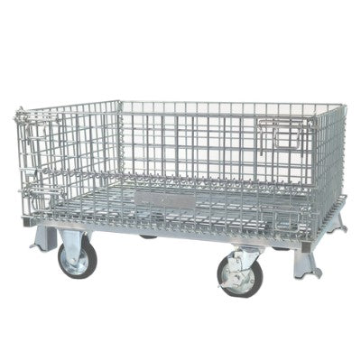 メッシュパレット 網パレ ハーフサイズ　呼称寸法：1000W×800L×510H（脚高さ含む） 耐荷重：1000kg　サンキン製：SC-3 1/2【4～5日で出荷可能】