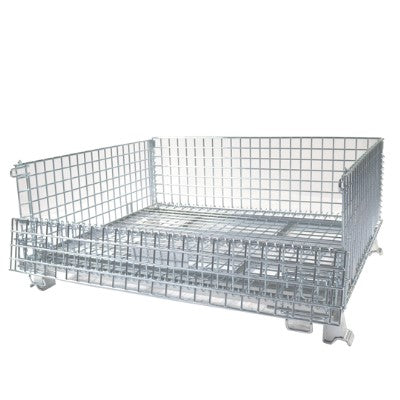 メッシュパレット 網パレ ハーフサイズ　呼称寸法：1200W×1000L×510H（脚高さ含む） 耐荷重：1000kg　サンキン製：SC-4 1/2 【4～5日で出荷可能】