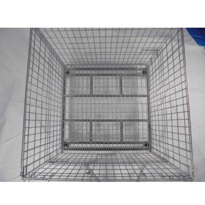 メッシュパレット 網パレ　呼称寸法：1050W×1050L×1000H（脚高さ含む） 耐荷重：1000kg　サンキン製：SCS-5 【4～5日で出荷可能】