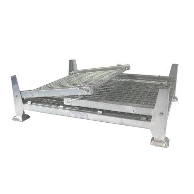 吊り下げ・吊り上げメッシュパレット　ハンガーパレット　網パレ　呼称寸法：1200W×1000L×900H（脚高さ含む） 耐荷重：1000kg　サンキン製：SHG-4【4～5日で出荷可能】